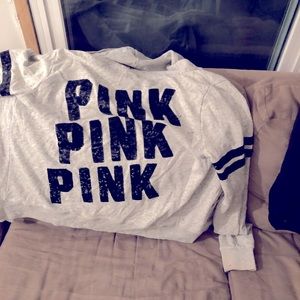 Woman’s pink zip up hoodie